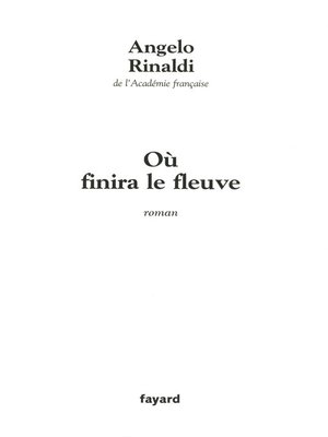 cover image of Où finira le fleuve
